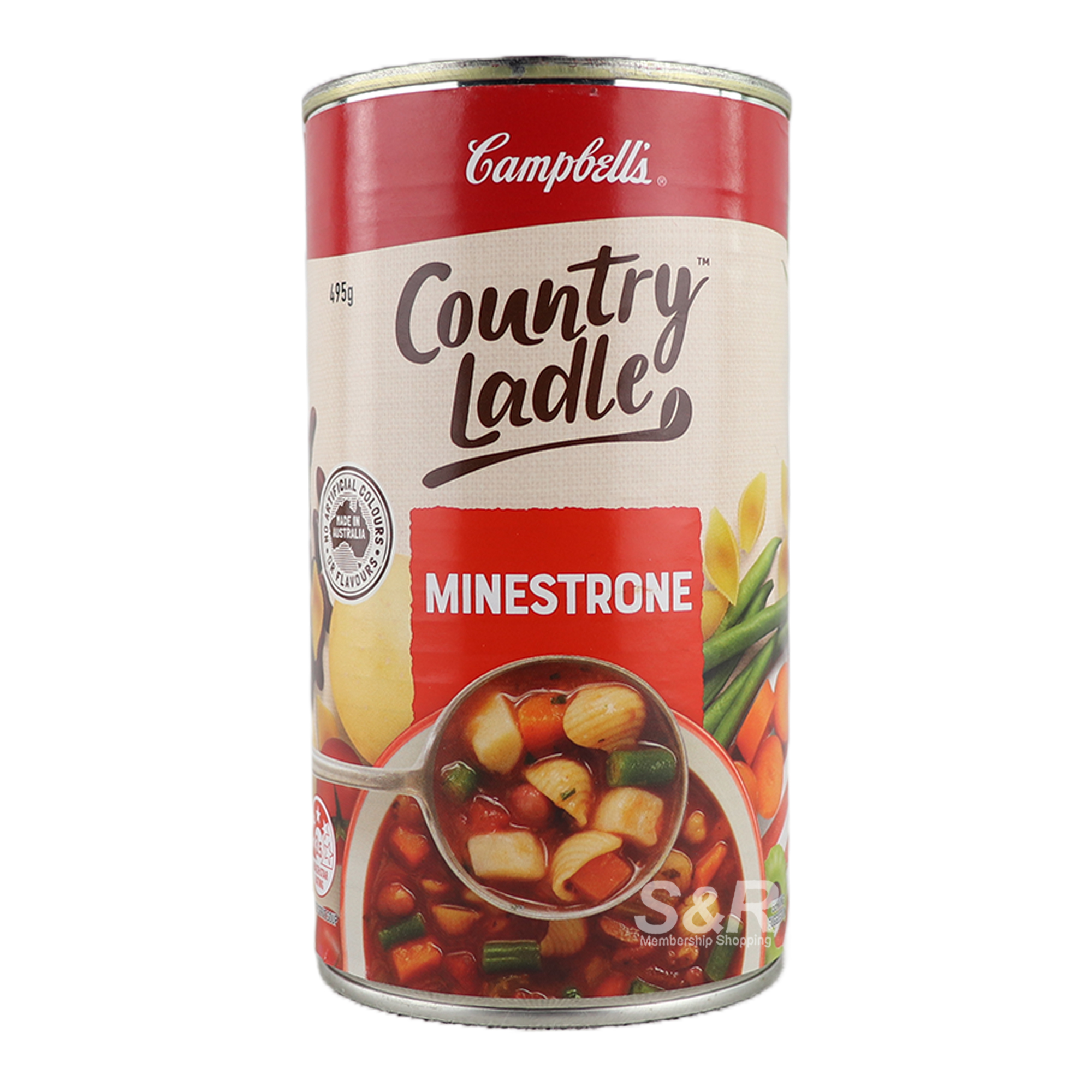 Campbell's Country Ladle Minestrone Soup 495g Campbell's Country Ladle Minestrone Soup 495g